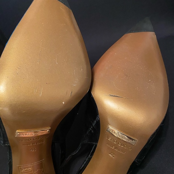 💋HOST PICK💋Dolce & Gabbana Slingback Heels 2019 Collection size 41 - Picture 7 of 9